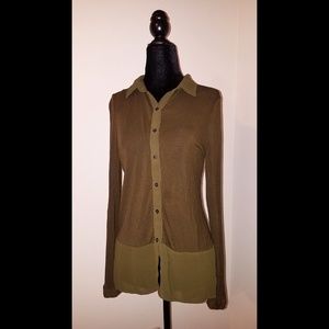 Olive Long Sleeve Top